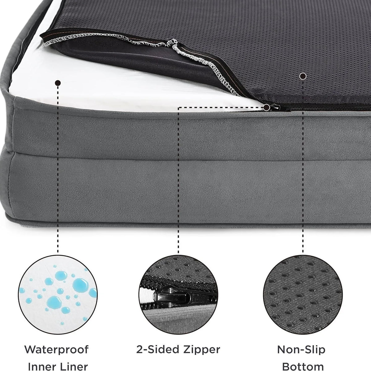 The Quilt — Warm Square Dog Bed