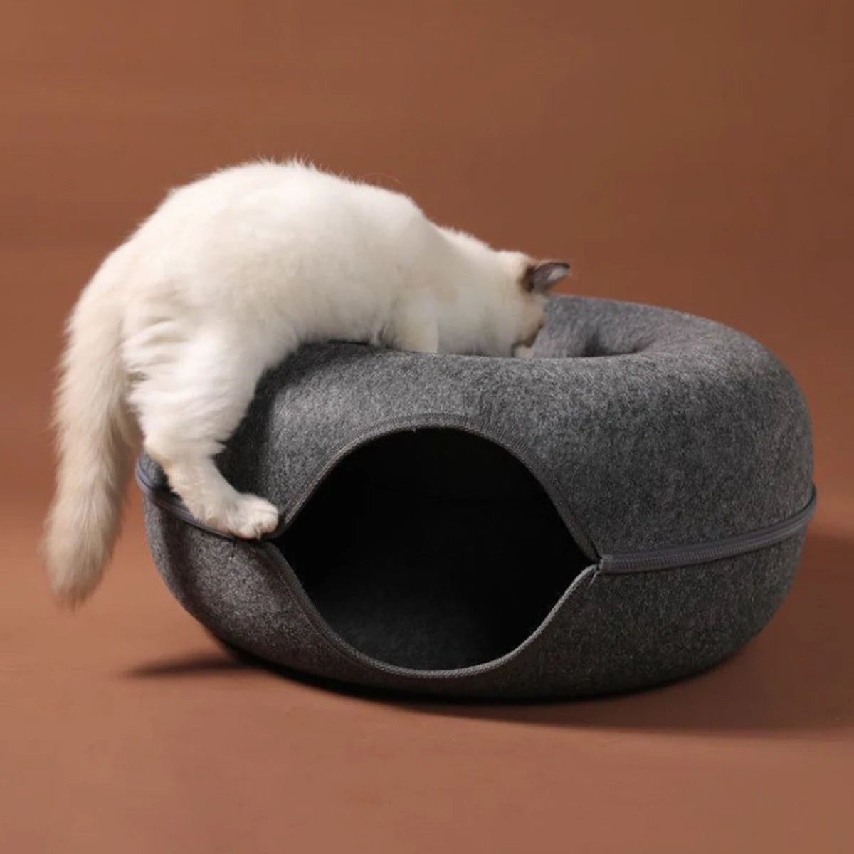 The Tunnel — Felt Cat Bed & Tunnel