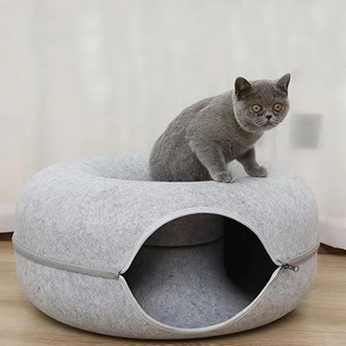 The Tunnel — Felt Cat Bed & Tunnel