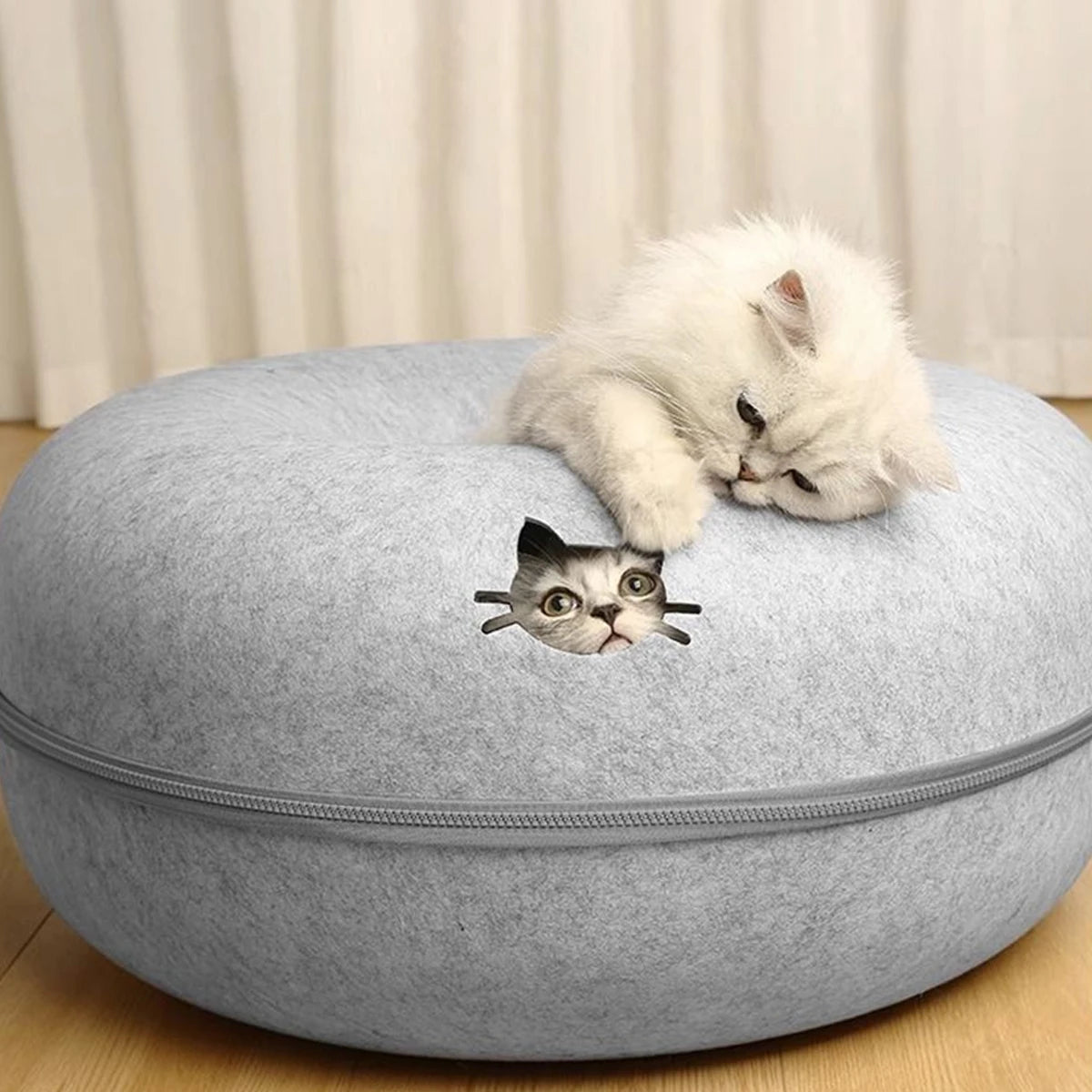 The Tunnel — Felt Cat Bed & Tunnel