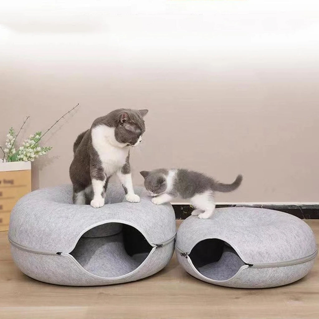 The Tunnel — Felt Cat Bed & Tunnel