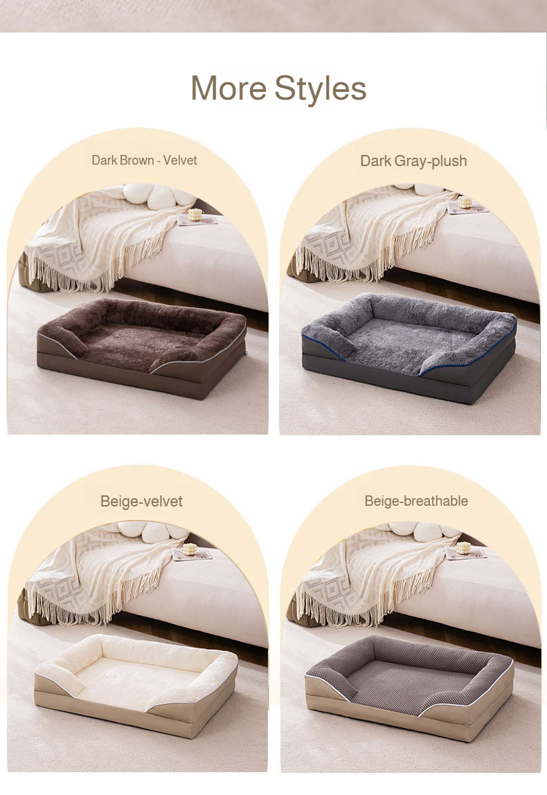 The Quilt — Warm Square Dog Bed