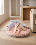 The Pillow round cat bed in an Australian home