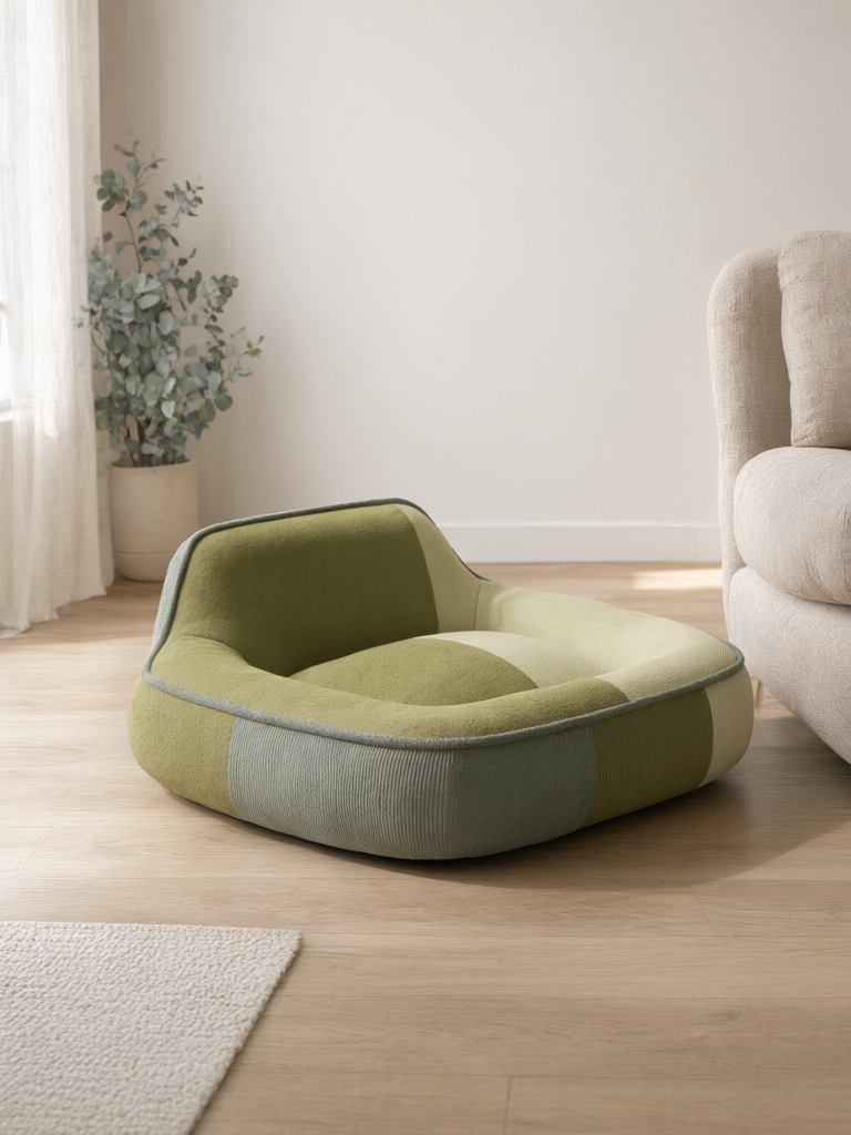 The Plain — Orthopedic Cushion Bed construction detail