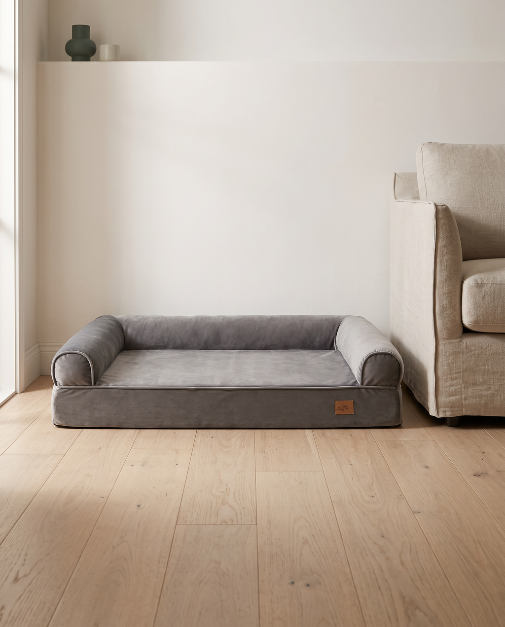The Burrow calming orthopedic sofa bed in an Australian living room